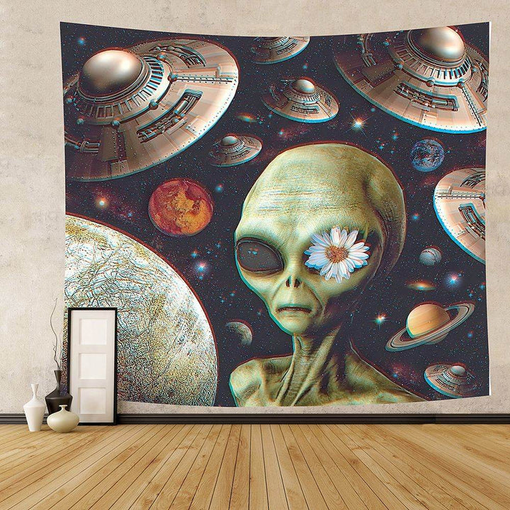 Explosive Home Decor Alien Tapestry - ZEYTONCART