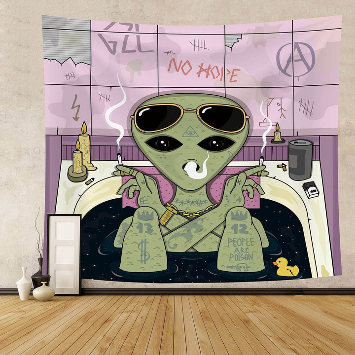 Explosive Home Decor Alien Tapestry - ZEYTONCART