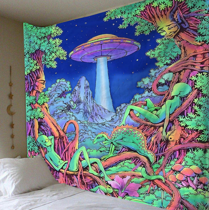 Explosive Home Decor Alien Tapestry - ZEYTONCART