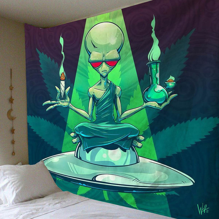 Explosive Home Decor Alien Tapestry - ZEYTONCART