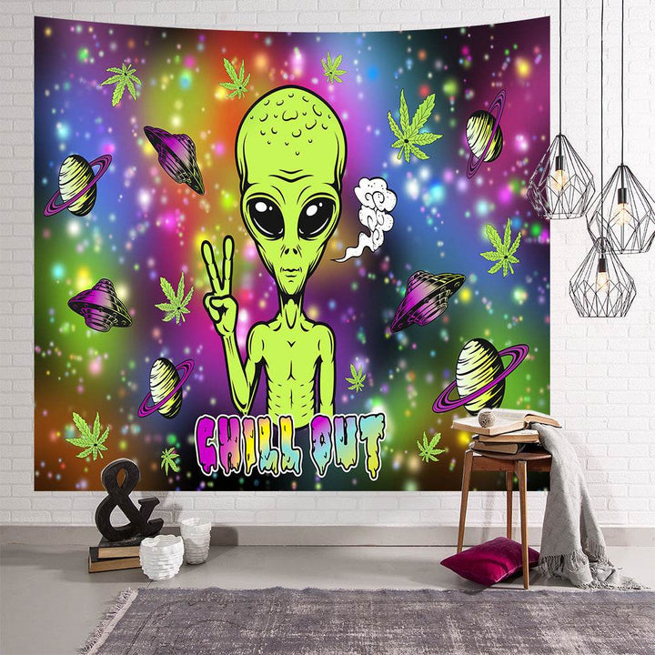 Explosive Home Decor Alien Tapestry - ZEYTONCART