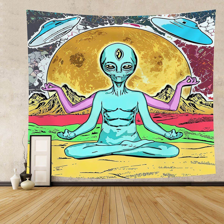 Explosive Home Decor Alien Tapestry - ZEYTONCART