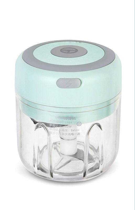 Mini Electric Garlic Chopper USB Charging Ginger Masher Machine Sturdy Durable Chili Vegetable Crusher Kitchen Tool - ZEYTONCART