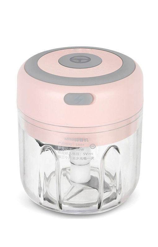Mini Electric Garlic Chopper USB Charging Ginger Masher Machine Sturdy Durable Chili Vegetable Crusher Kitchen Tool - ZEYTONCART
