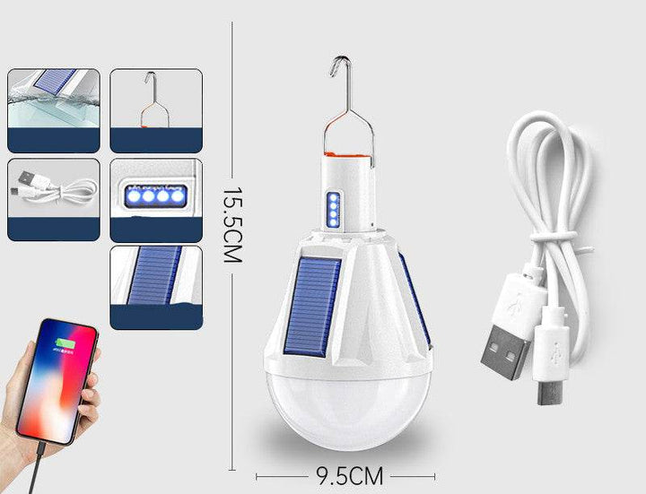 Rechargeable Bulbs Home Outdoor Super Bright Lighting Night Market - ZEYTONCART