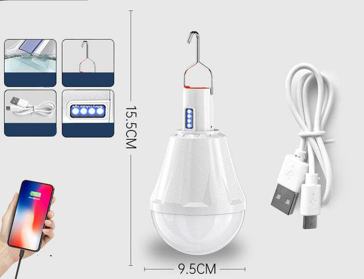 Rechargeable Bulbs Home Outdoor Super Bright Lighting Night Market - ZEYTONCART