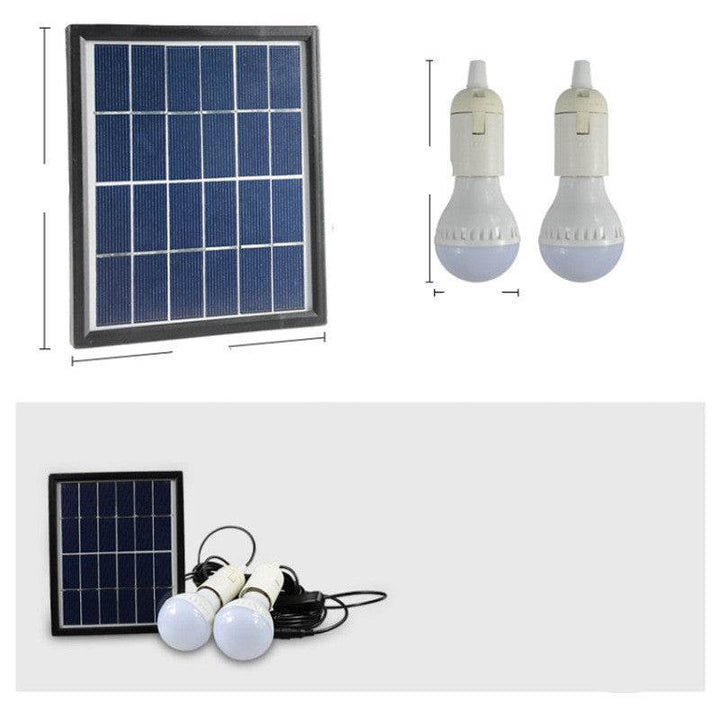 Solar Chandelier One With Two Bulbs - ZEYTONCART