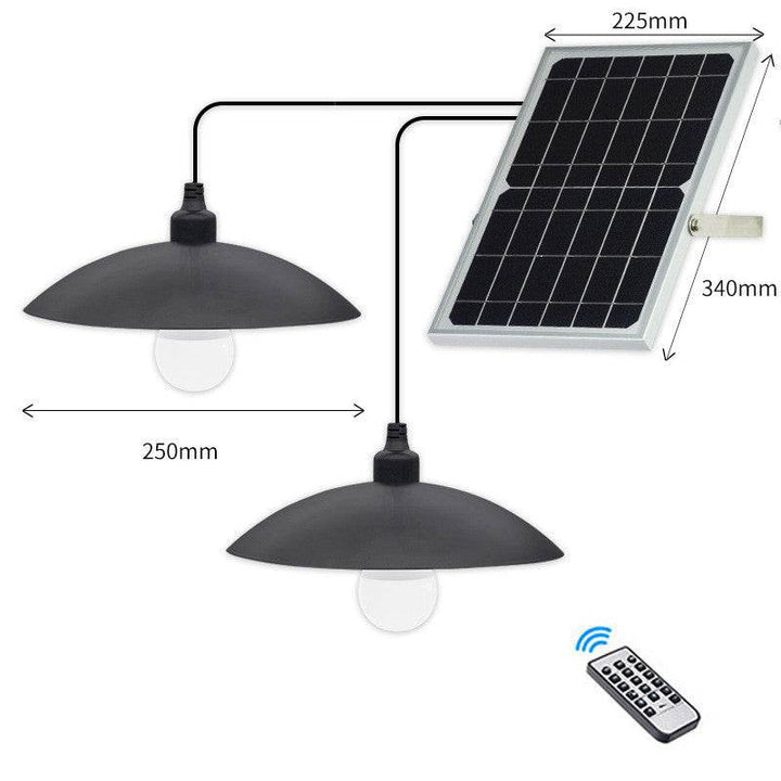 Solar Chandelier One With Two Bulbs - ZEYTONCART