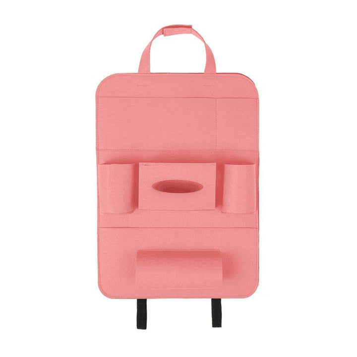 Auto Car Backseat Organizer Car-Styling Holder Multi-Pocket Seat Wool Felt Storage Multifunction Vehicle Accessories Bag - ZEYTONCART