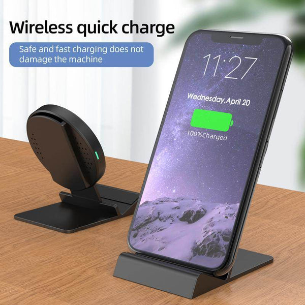 Horizontal Cooling Hole Mobile Phone Holder Wireless Fast Charger - ZEYTONCART