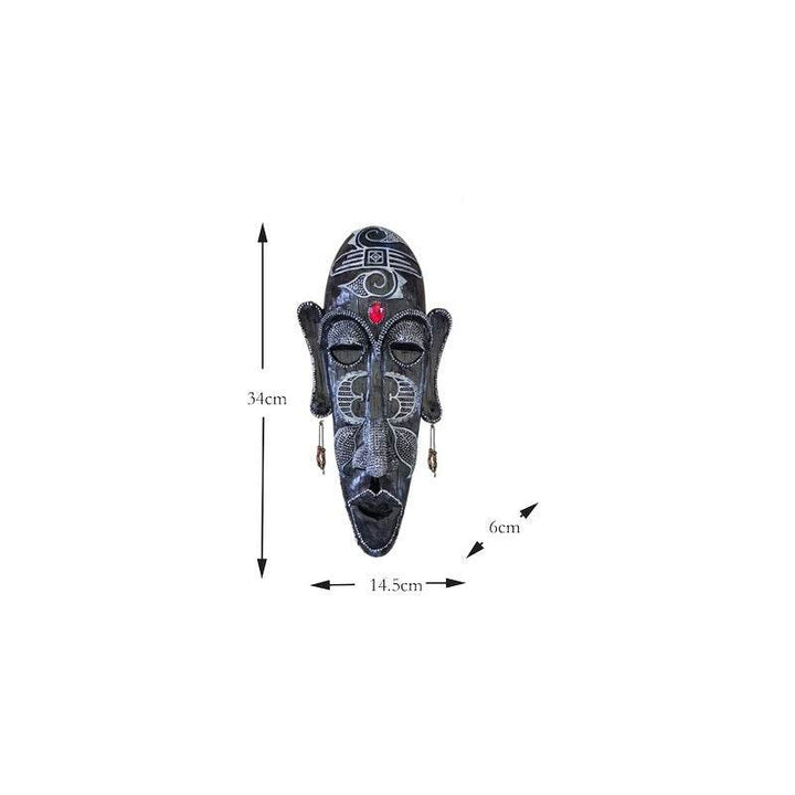 Resin Tribal Mask Home Decor - ZEYTONCART