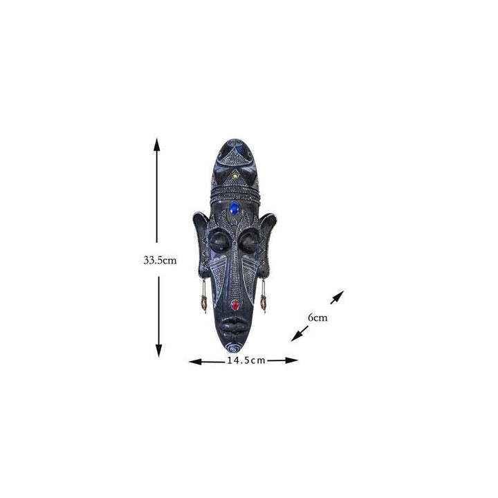 Resin Tribal Mask Home Decor - ZEYTONCART
