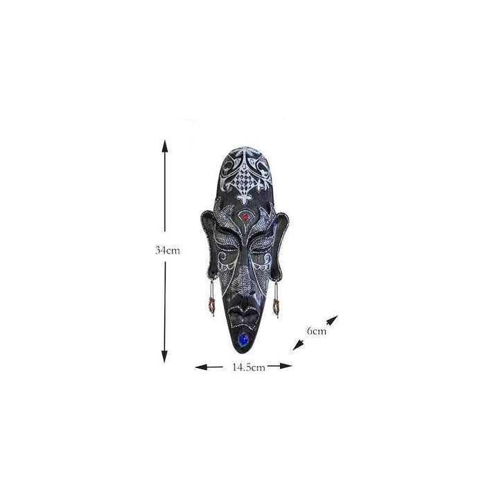 Resin Tribal Mask Home Decor - ZEYTONCART