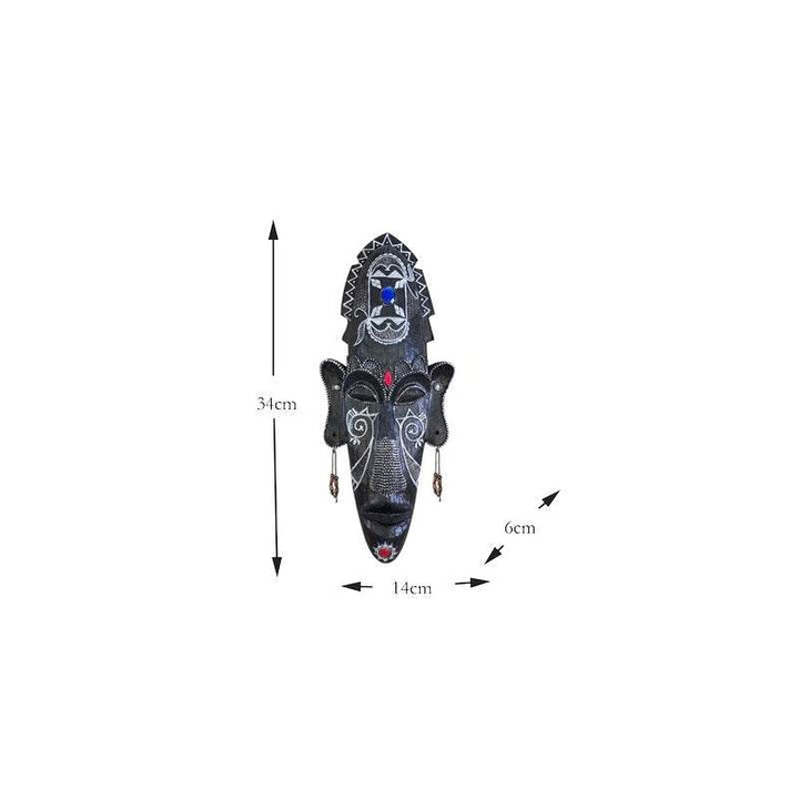 Resin Tribal Mask Home Decor - ZEYTONCART