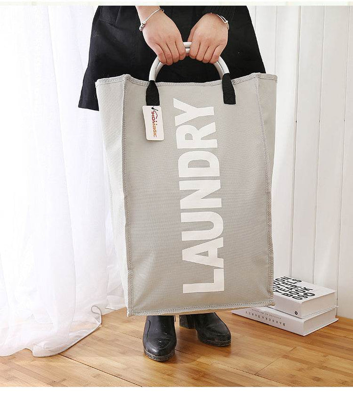 Foldable Fabric Laundry Bag Waterproof Dirty Clothes Hamper - ZEYTONCART