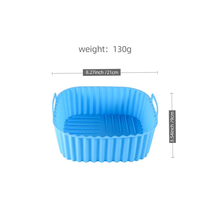 Multicolor Edible Silicon Square Air Fryer Tray Suitable For Air Fryer - ZEYTONCART