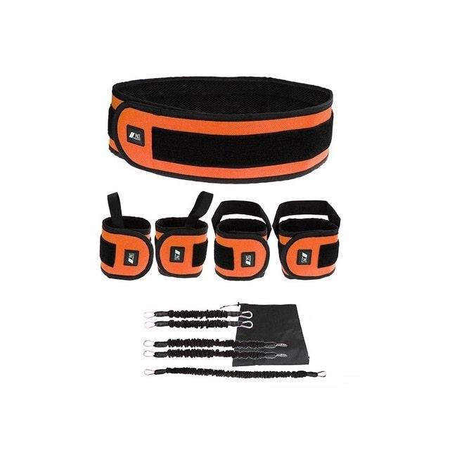 Leg Squat Boxing Combat Training Resistance Bands Fitness Combat Fighting Resistance Force Agility Workout Exercise Equipment - ZEYTONCART