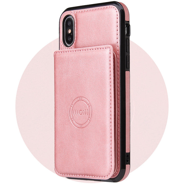 Card wallet leather case phone case - ZEYTONCART