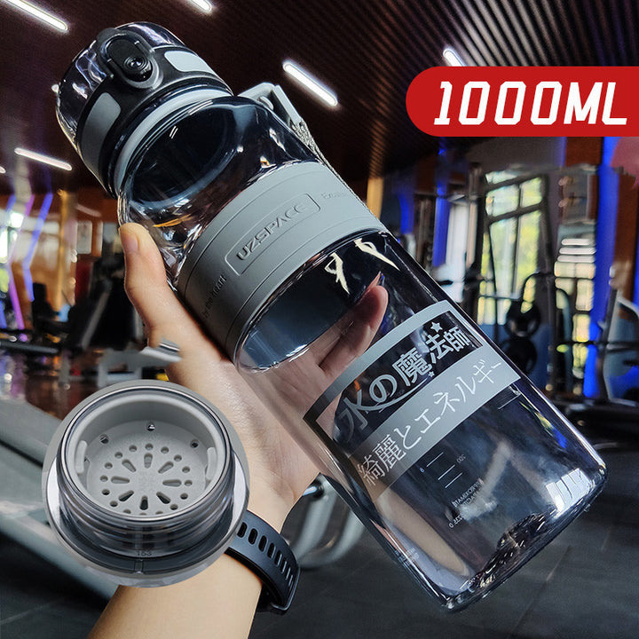 Large Capacity Sports Water Cup Portable Fitness Plastic Large Water Bottle - ZEYTONCART
