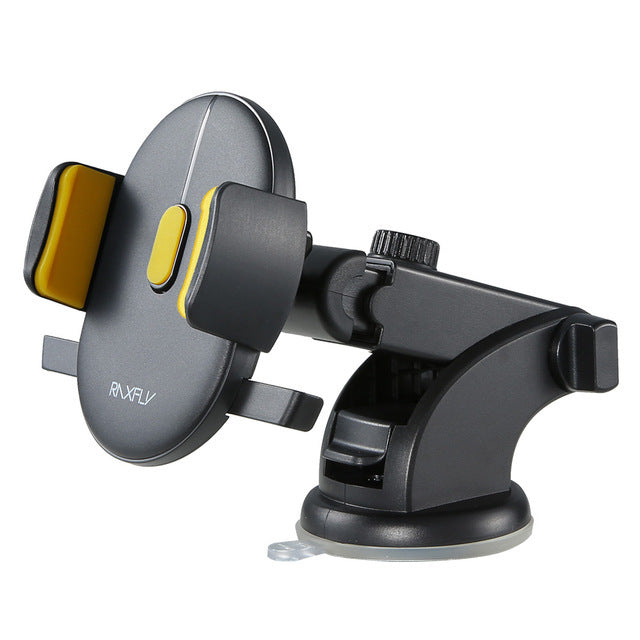 Car Phone Holder Long Rod Telescopic Car Dashboard Suction Cup Type - ZEYTONCART