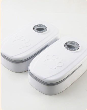 Automatic Pet Feeder Smart Food Dispenser For Cats Dogs Timer Stainless Steel Bowl Auto Dog Cat Pet Feeding Pets Supplies - ZEYTONCART