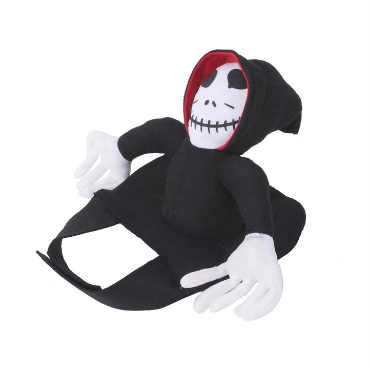 NEW Funny Pet Halloween Costume Halloween Pet Decoration Dress Up Pet Cosplay Costume Halloween Pet Clothes Spider Pumpkin Vest - ZEYTONCART