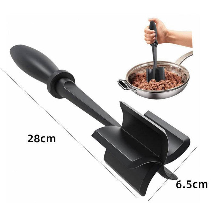 Multifunctional Meat Chopper Heat Resistant Meat Masher Nylon Hamburger Chopper Ground Utensil Non Stick Cookware Tool Kitchen Gadgets - ZEYTONCART