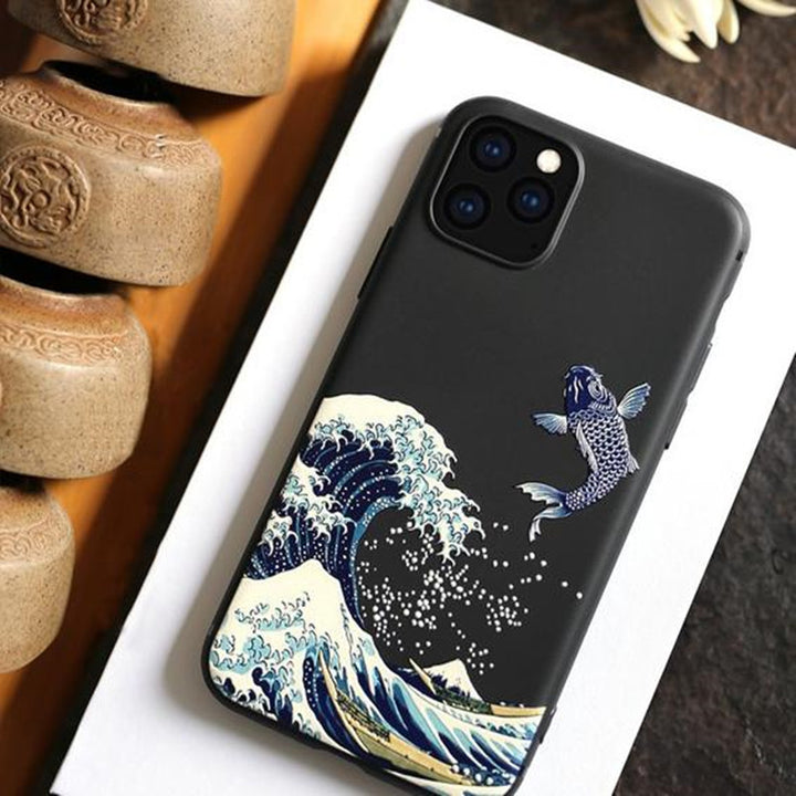 Relief soft shell mobile phone case - ZEYTONCART