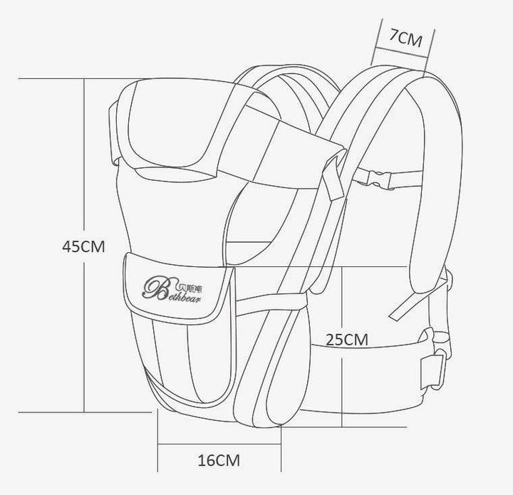 Double Shoulder Baby Carriers  Mother and Child Travel Supplies - ZEYTONCART