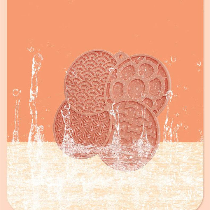 Cat Anti-choke Pet Slow Food Mat Dog Slow Food Feeding Mat Slow Feeding Coasters Suction Cup Silica Gel Pad - ZEYTONCART