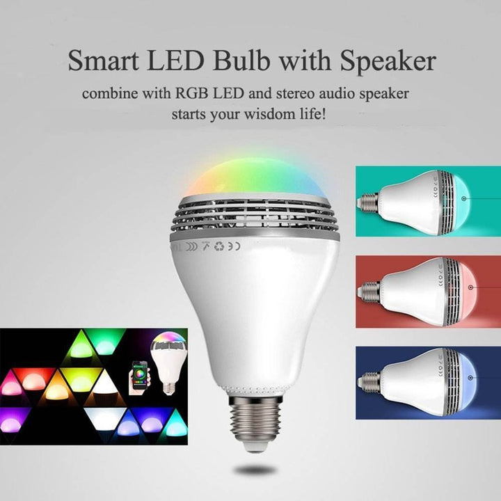 Creative Home LED Smart Bluetooth Speaker E27 Bulb Light - ZEYTONCART