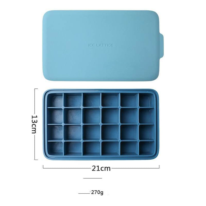 Silicone 12 Cavity Hexagon 3D Ice Mold DIY Popsicle Mould Ice Cream Makers Storage Box - ZEYTONCART