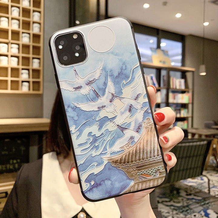 Relief soft shell mobile phone case - ZEYTONCART