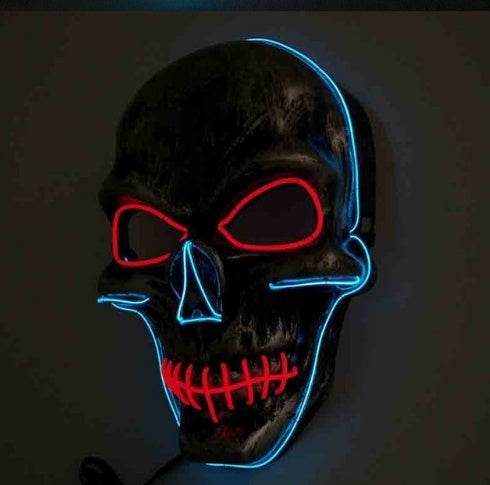 Halloween Led Glowing Full Face Mask - ZEYTONCART
