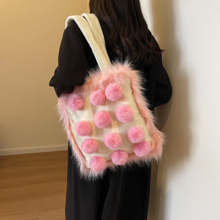 Cute Fashion Plush Bag Women - ZEYTONCART