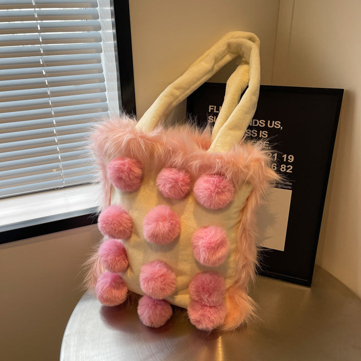 Cute Fashion Plush Bag Women - ZEYTONCART