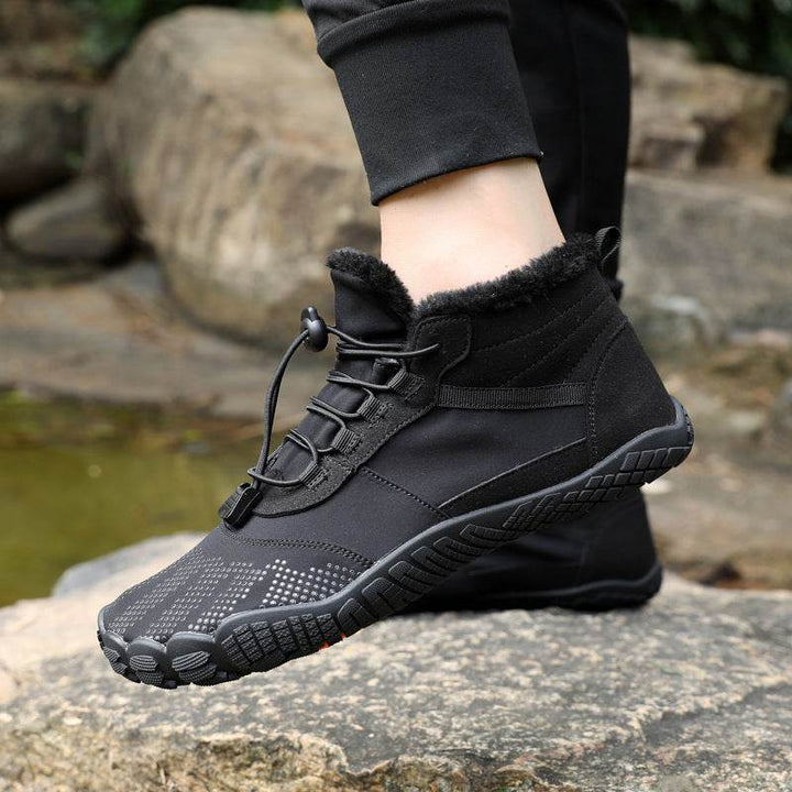 Winter Outdoors Sports Cycling Fleece-lined Thickened Non-slip Waterproof Hiking Shoes - ZEYTONCART