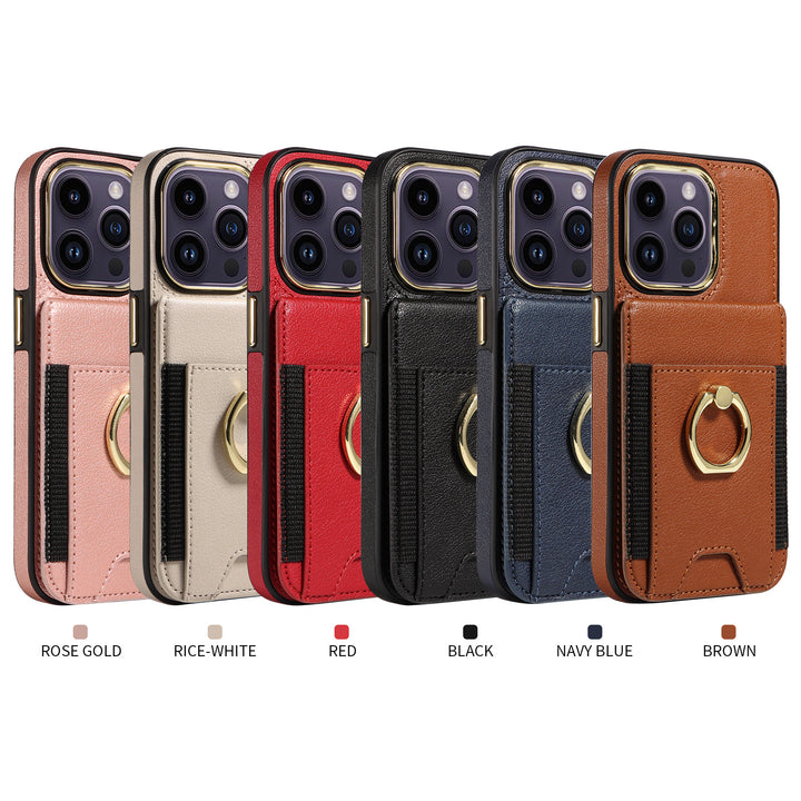 Back Cover Leather Case Phone Case Wallet Protective Case Universal - ZEYTONCART