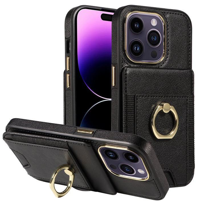 Back Cover Leather Case Phone Case Wallet Protective Case Universal - ZEYTONCART