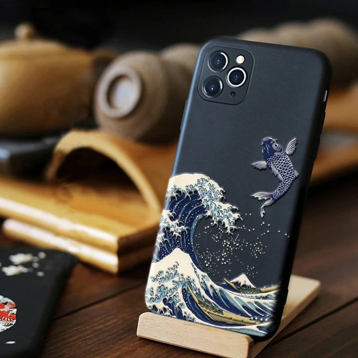 Relief soft shell mobile phone case - ZEYTONCART