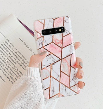 Electroplated marble mobile phone case - ZEYTONCART