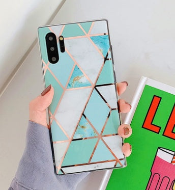 Electroplated marble mobile phone case - ZEYTONCART