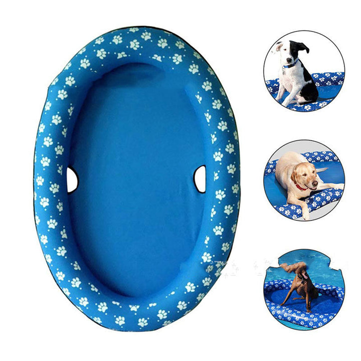 Dog Swimming Pool Inflatable Hammock Pets Pool Floating Bed Spring Summer Swimming Ring - ZEYTONCART