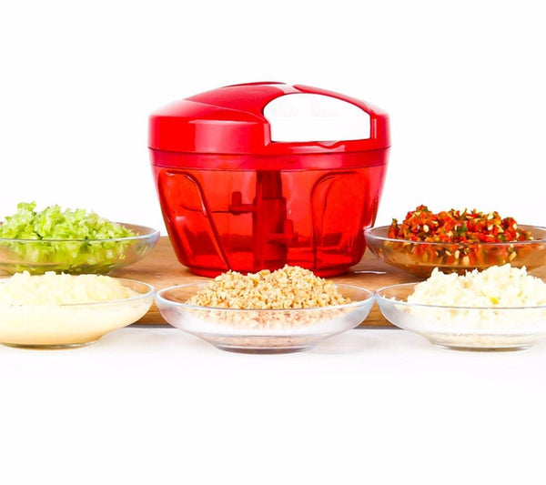 Tenta Kitchen 485ml Manual Food Chopper/Meat Grinder/Vegetable Slicer/Shredder/Grinder - ZEYTONCART