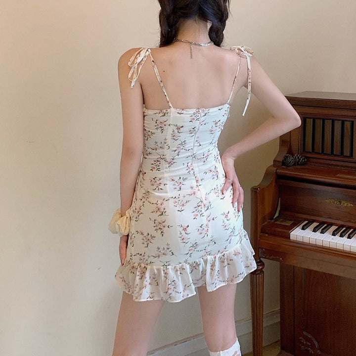 Floral sling retro skirt - ZEYTONCART