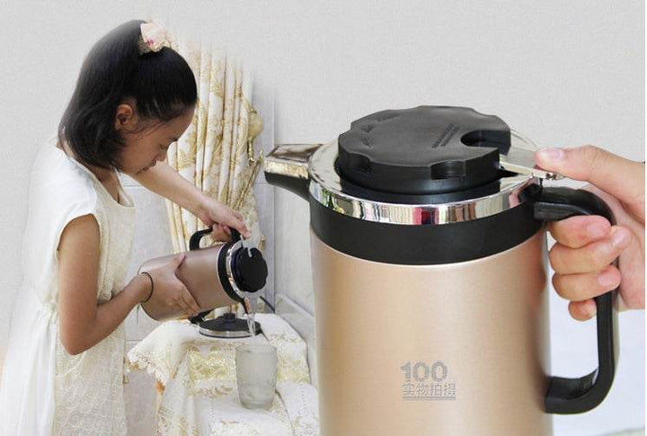 Electric kettle double insulated stainless steel mini kettle 1.8L - ZEYTONCART