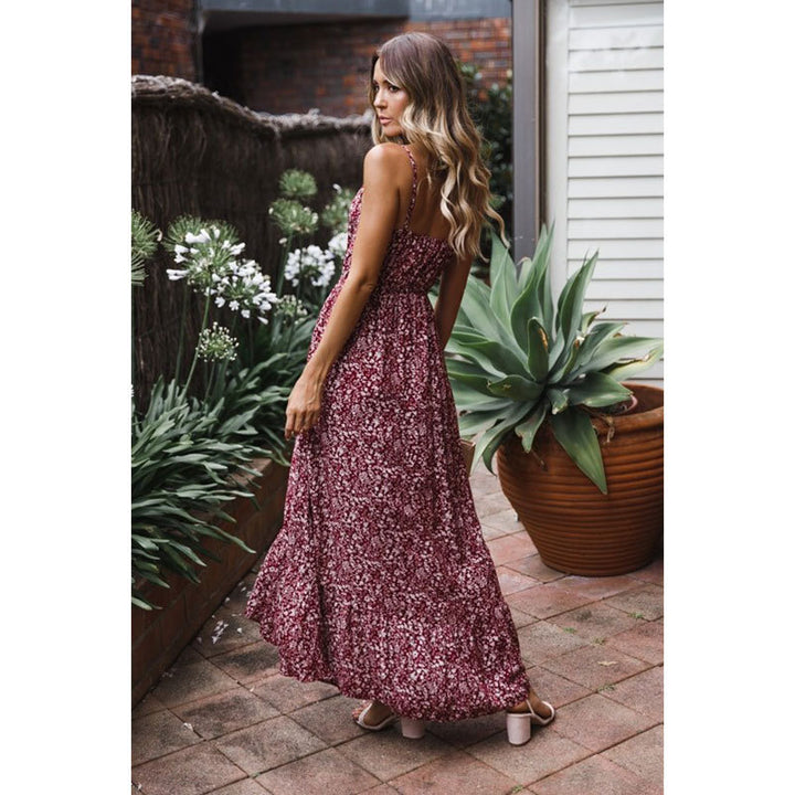 Bow floral camisole dress - ZEYTONCART