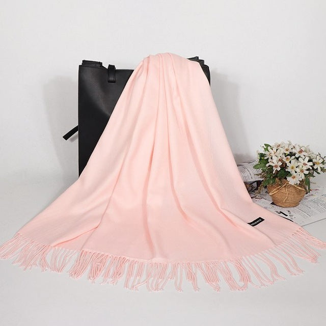 Winter Cashmere Women Scarf Female Luxury Brand Scarves Lady - ZEYTONCART