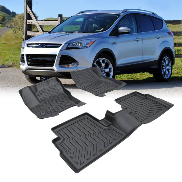 TPE Rubber Car Floor Mats For 13-19 Ford Escape & 13-18 C-Max - ZEYTONCART