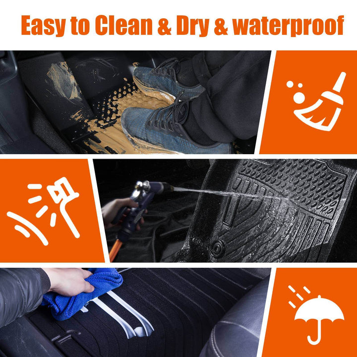 TPE Rubber Car Floor Mats For 13-19 Ford Escape & 13-18 C-Max - ZEYTONCART